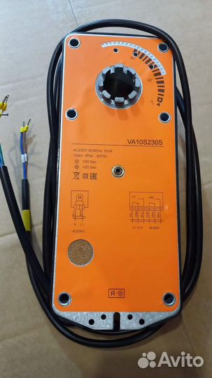 Электропривод с возвратной пружиной