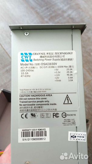 Блок питания для пк 650w