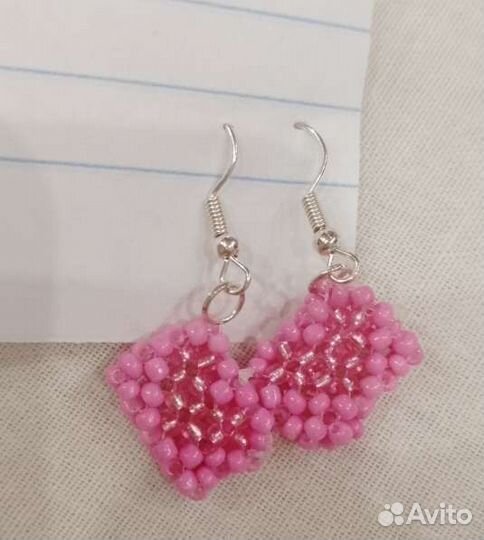 Серьги из бисера