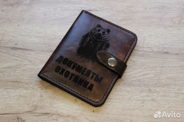 Обложка для документов охотника