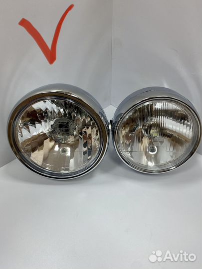 Фара передняя для мопеда Альфа RX