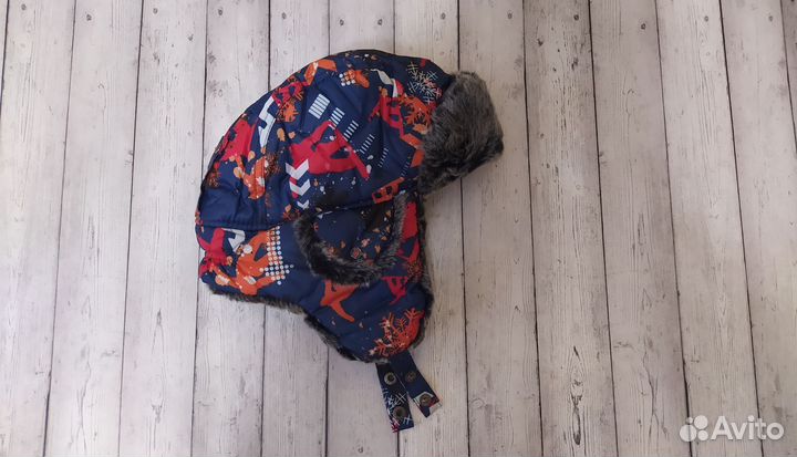 Шапка ушанка зимняя детская