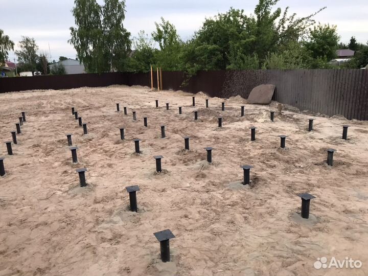 Винтовые сваи с установкой под ключ