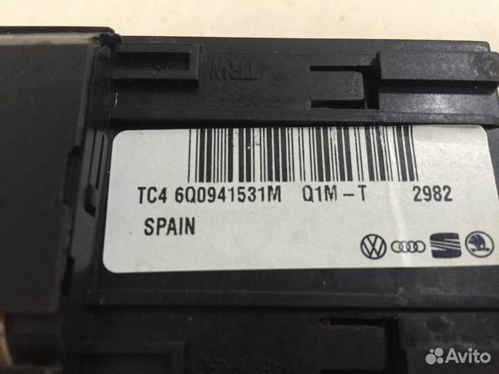 Переключатель света фар Volkswagen Polo Sed RUS 20