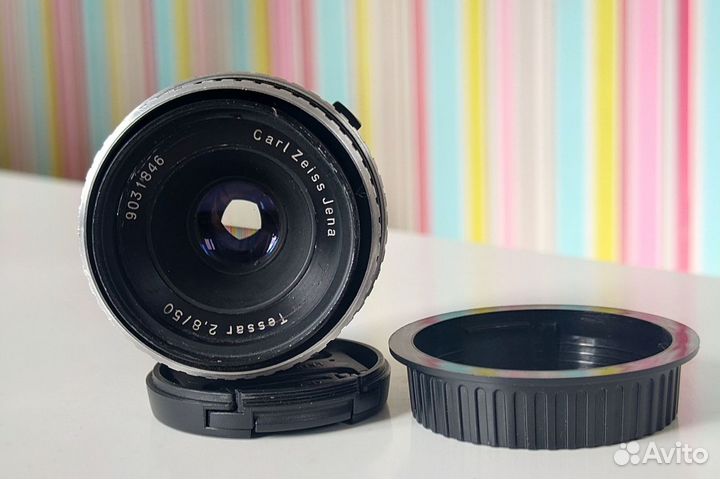 Объектив Carl Zeiss Jena Tessar 50/2.8 m42