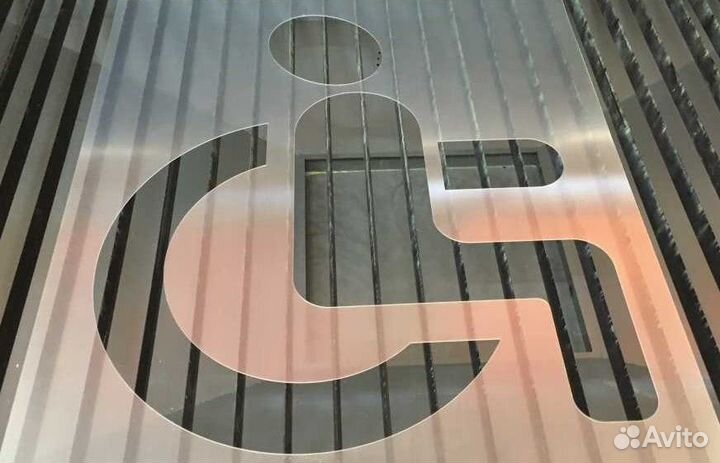 Трафарет «Парковка для инвалидов» по гост