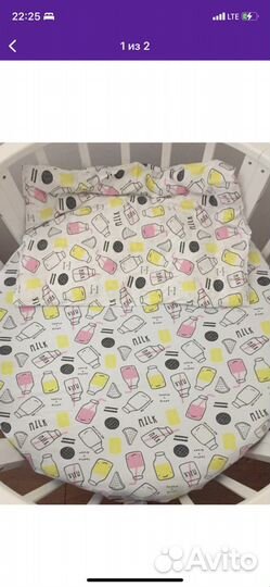 Постельное белье в детскую кроватку