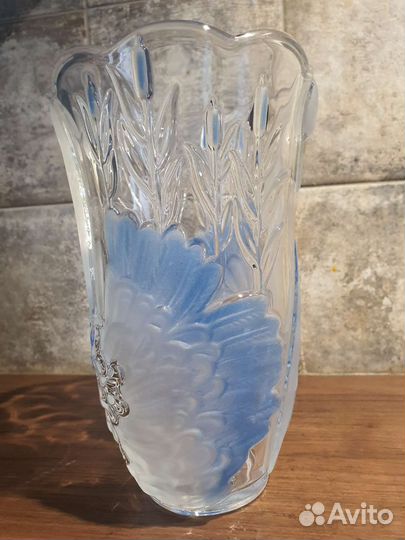 Ваза Wolther-Glas.Редкость.Стекло.Германия