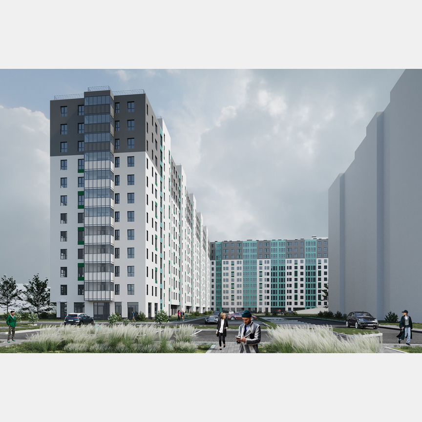 2-к. квартира, 51 м², 3/12 эт.