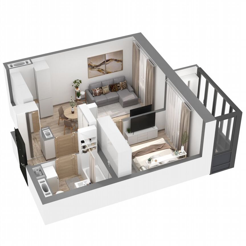 1-к. квартира, 34,9 м², 11/23 эт.