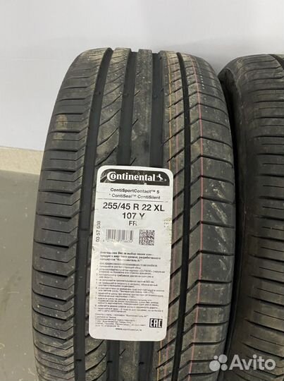 Continental ContiSportContact 5 255/45 R22 и 285/40 R22