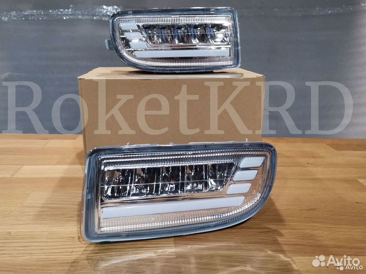 Противотуманки Toyota Land Cruiser 100 LED
