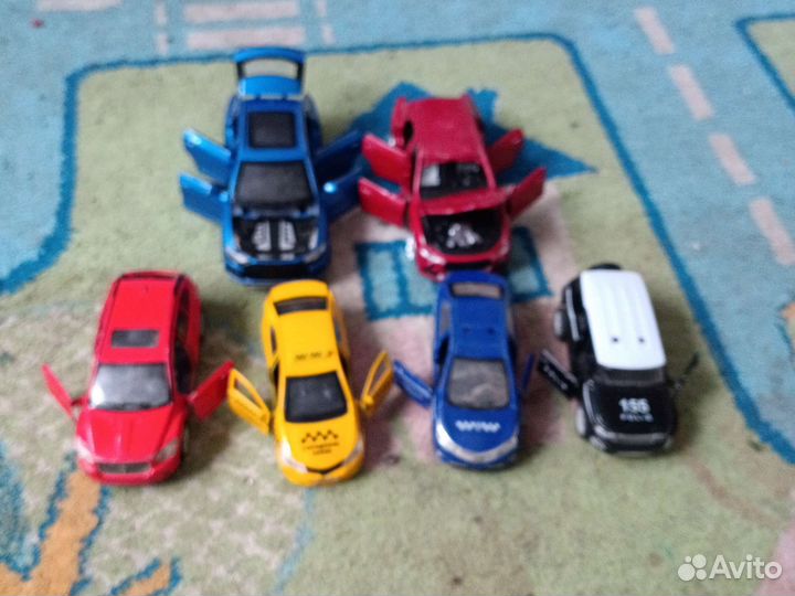 Детские машинки игрушки металлические