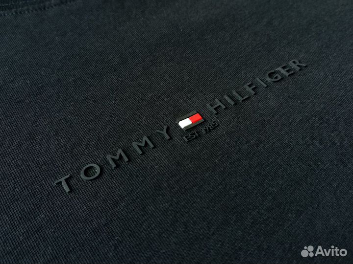 Футболка синяя Tommy Hilfiger