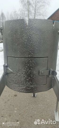 Печь под казан или коптилку