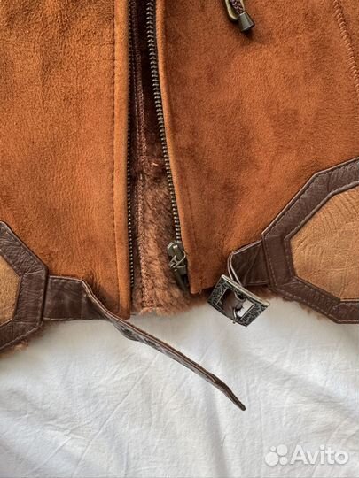 Дубленка зимняя женская