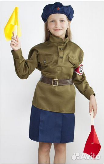 Детская военная форма для девочки Регулировщица