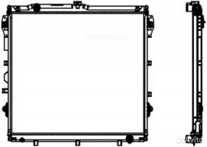 Sakura 34618516 Радиатор системы охлаждения