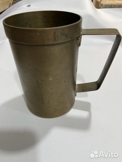 Кружка мерная медная ступка