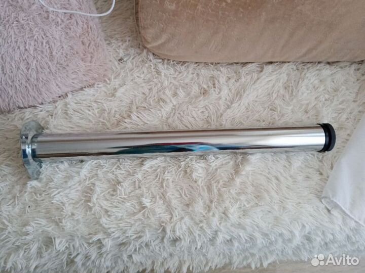 Ножка регулируемая 63 см хром