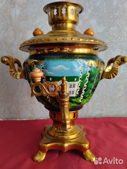 Самовар электрический расписной