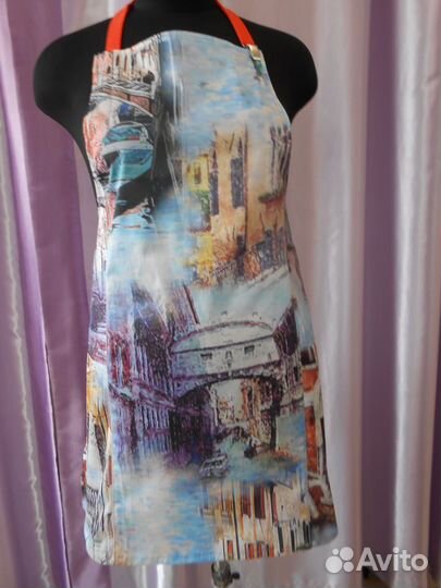 Фартук текстильный для кухни женский Handmade