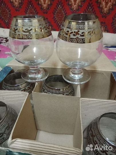 Гусь хрустальный бокалы