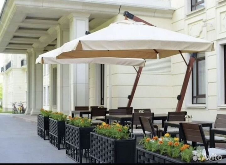 Зонты для кафе.Зонты боковые. Зонты уличные