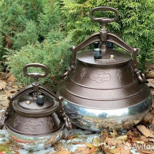 Афганский казан 8 л. силикон.уплотнитель в подарок