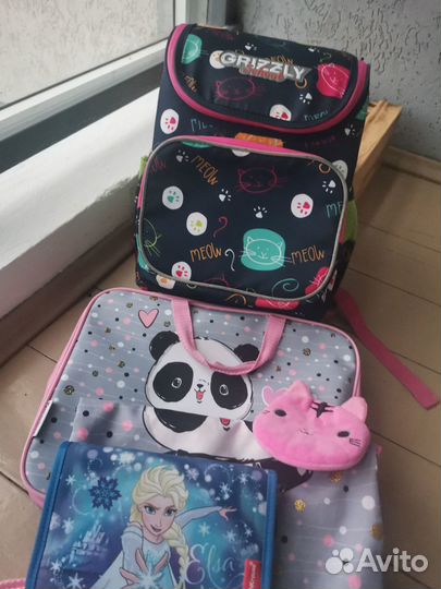 Рюкзак школьный для девочки grizzly