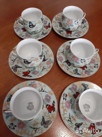 Фарфоровые кофейные пары