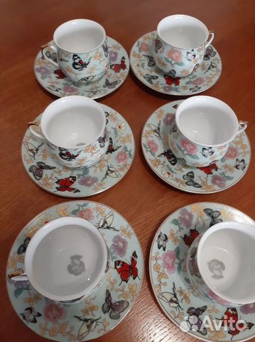 Фарфоровые кофейные пары