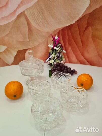 Вазы хрустальные СССР