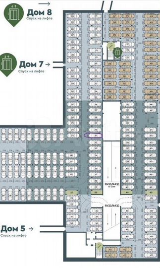 Машиноместо, 14 м²