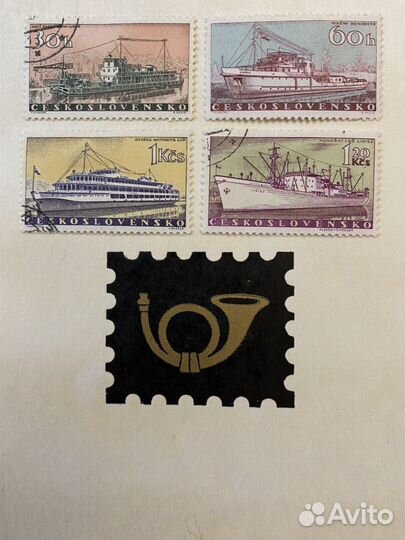 Серия почтовых марок Чехословакии