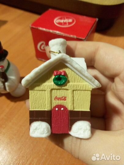 Елочные игрушки Coca cola
