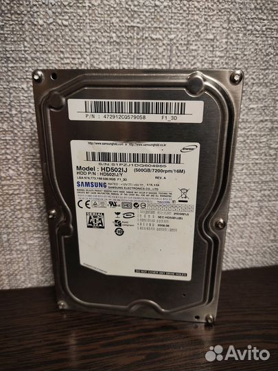 HDD Samsung 500gb