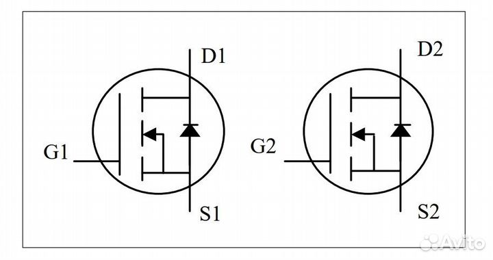 Микросхема AP4232BGM N-Channel mosfet 30V 7.6A SO8