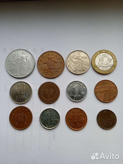 Наборы монет - 8,10
