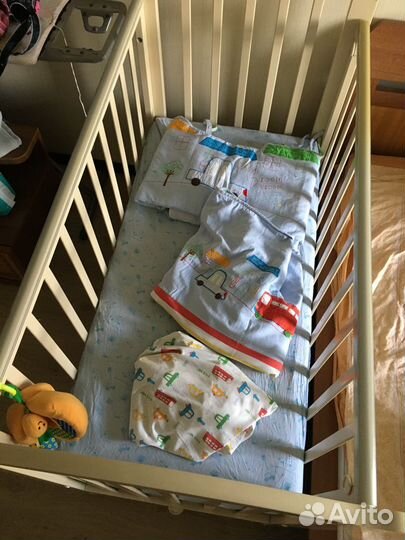 Постельное белье, бортики в детскую кроватку