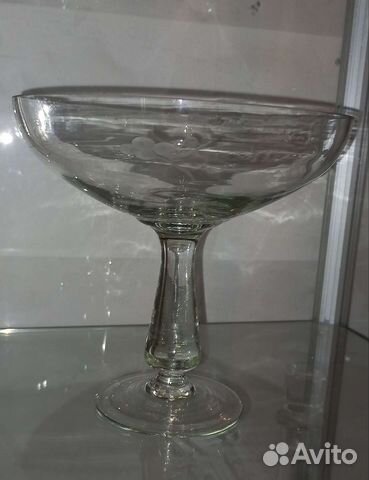 Ваза для фруктов на ножке СССР