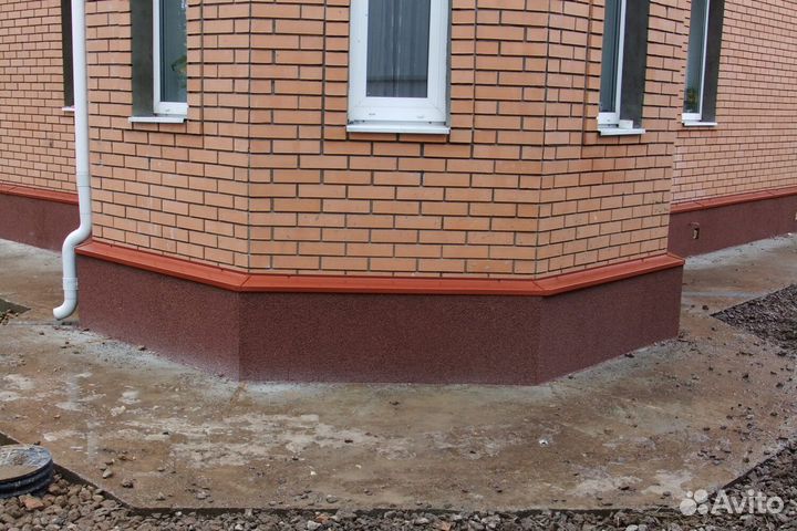 Отливы на цоколь