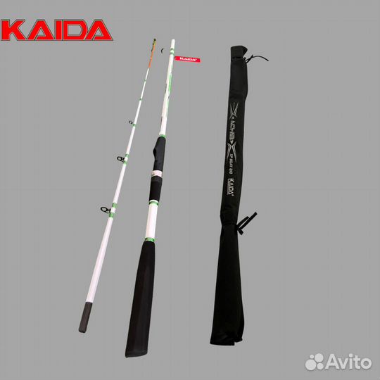 Спиннинг троллинговый kaida 402 achab, тест до 200