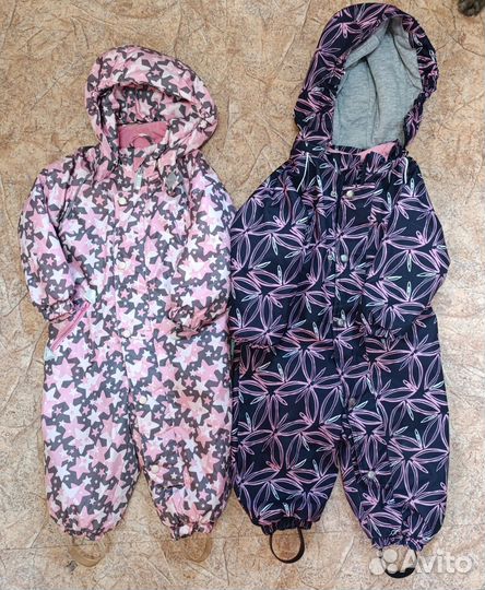 Комбинезон демисезонный на девочку 74 80 86
