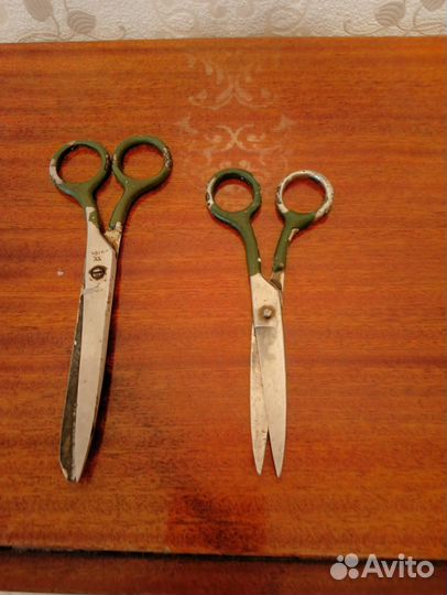 Ножницы железные СССР и канцелярские