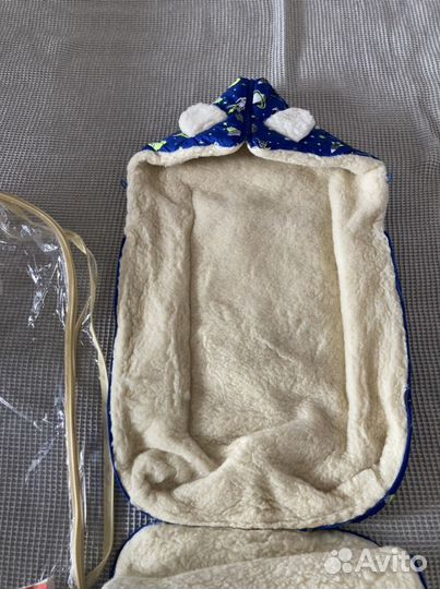 Конверт из натуральной овчины