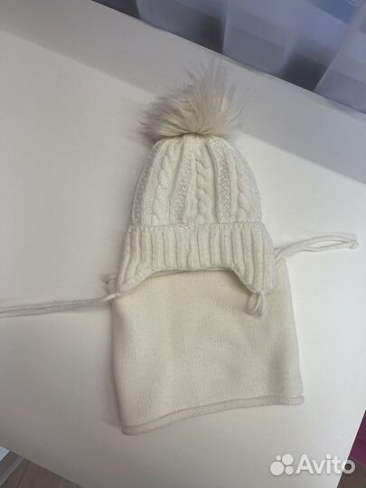 Комплект шапка и снуд детский