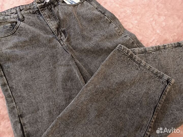 Джинсы женские широкие befree 48-50р/ на доставке