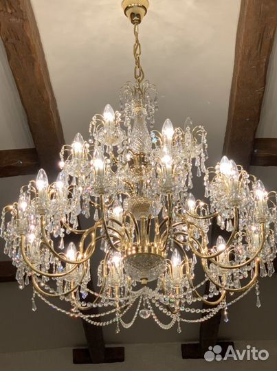 Люстра хрустальная Чехия