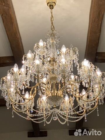 Люстра хрустальная Чехия